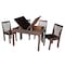 International Concepts Rectangle Table with 4 Mission Juvenile Chairs, 24 in W, 33.1 in L, 22.2 in H, Wood, Rich Mocha K15-JT2532L-263-4 - alternate 3